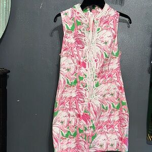 Lilly Pulitzer Flamingo Alexa Dress. Size 6